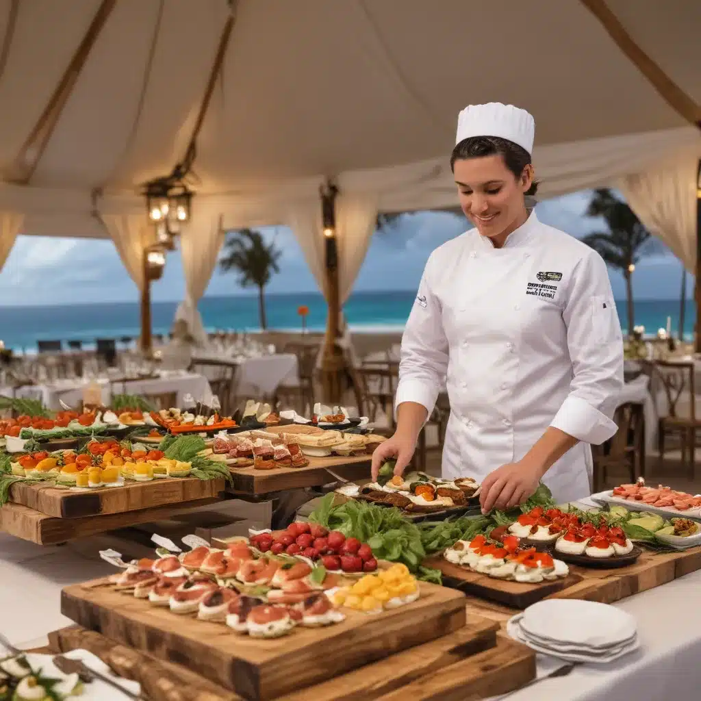 Innovations in Destination Wedding Catering Presentations, Culinary Displays, Gourmet Artistry, and Experiential Dining Concepts
