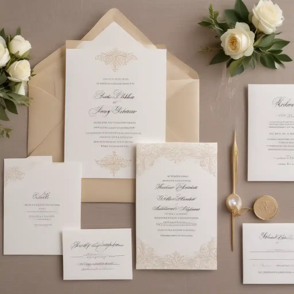 Perfecting the Art of Luxury Wedding Invitation Suite Design and Curation