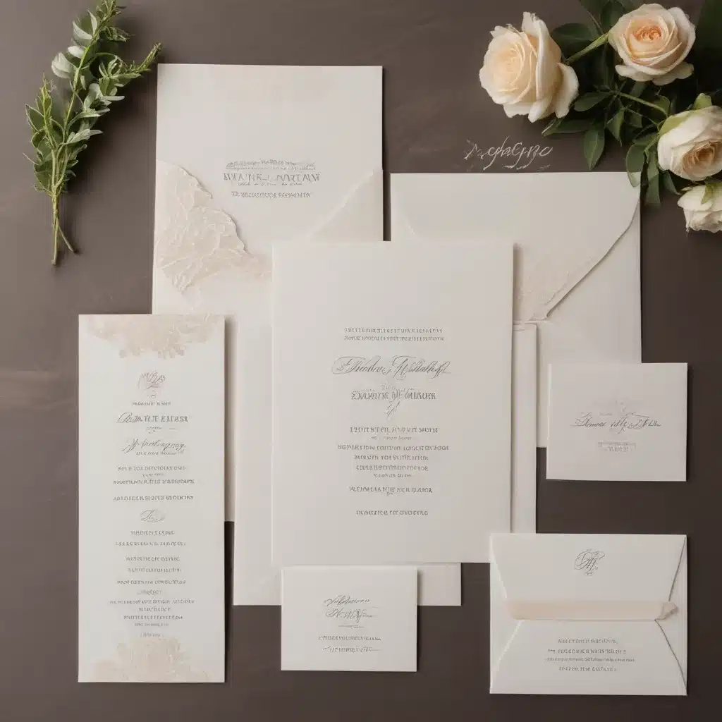 Perfecting the Art of Luxury Wedding Stationery Suite Design, Curation, and Production