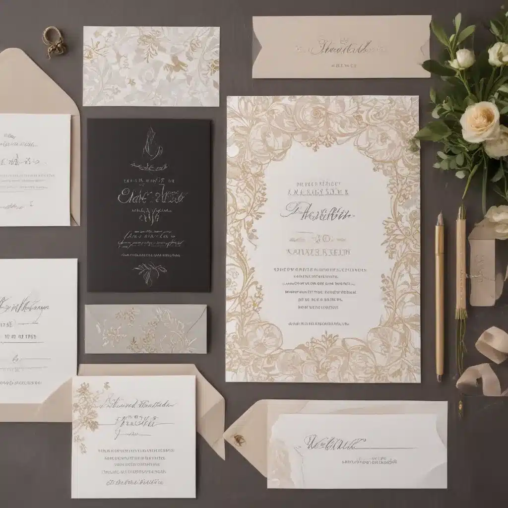 Perfecting the Art of Luxury Wedding Stationery Suite Design and Curation